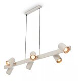 BRILONER 4058064 - Luster na sajli ERA 6xGU10/10W/230V krem boje Cene