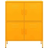 vidaXL Ormarić za pohranu boja senfa 80 x 35 x 101,5 cm čelični | shoptok.hr