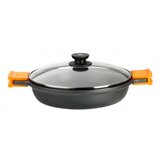  Duboka tava sa staklenim poklopcem BRA A270540 (40 cm) Aluminij | shoptok.hr