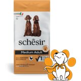 Schesir dog Medium, Chicken 12kg, Hranu Za Odrasle Pse Srednjih Rasa Cene