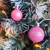 Tutumi Set Roza Plastičnih Kuglica za Božićno Drvo - 100 komada | shoptok.hr