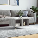 vidaXL Stolić za kavu boja sivog hrasta 60x50x36 5cm konstruirano drvo Cijene