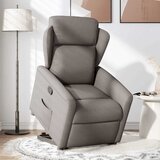 Maison Chic Naslanjač - Relax naslanjač s funkcijo vstajanja taupe blago, (22042140) | Shoptok.si