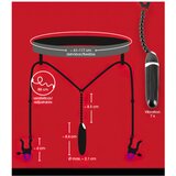 Bad Kitty - Vaginalna pinceta z ženskim vibratorjem - vijolično-črna (S-L) | Shoptok.si