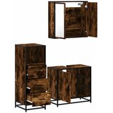  3-dijelni set kupaonskog namještaja boja hrasta drveni | shoptok.hr