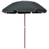 Vrtni suncobran s čeličnim stupom 240 cm antracit | shoptok.hr