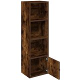 vidaXL Knjižna omara dimljeni hrast 31x24x102 cm inženirski les | Shoptok.si
