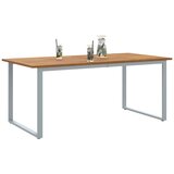  Stol za vrt Siva 180 x 90 x 75 cm Čvrsto drvo akacije | shoptok.hr