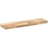  Plutajuća polica 100x20x4 cm Neobrađeno puno drvo akacije | shoptok.hr