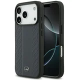 ETUI IZ USNJENEGA OVITKA Z LOVOROVIMI LISTI IN ČRTAMI MAGSAFE ZA IPHONE 17 PRO, (5000345315)