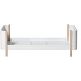 Oliver Furniture® otroška posteljica mini+ junior bed 60x160 white/oak | Shoptok.si
