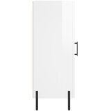  Komoda sjajna bijela 34,5 x 34 x 90 cm od konstruiranog drva | shoptok.hr