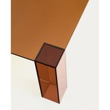 Kave Home Smeđi stakleni stolić za kavu 85x85 cm Adularia – | shoptok.hr