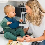 BabyOno Be Active Soft Bib with Adjustable Lock podbradnik Grey 6 m+ 1 kom | shoptok.hr
