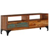 TV ormarić od masivnog obnovljenog drva 118 x 35 x 45 cm | shoptok.hr