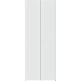  Visoka komoda bijela 70 x 42,5 x 185 cm od konstruiranog drva | shoptok.hr