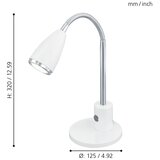 Eglo 92872 - Stona lampa FOX 1xGU10/3W/230V | Eponuda.com