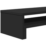vidaXL Stalak za monitor crni 54 x 22 x 15 cm od konstruiranog drva | shoptok.hr