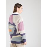 Iriedaily Pulover 'Fady' marine / svetlo modra / lila / oranžna | Shoptok.si