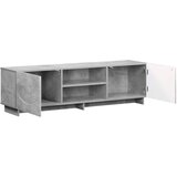 TV stalak 140 x 34 5 x 40 cm Betonska siva Konstruirano drvo - Betonska siva 140 x 34 5 x 40 cm | shoptok.hr