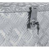 Aluminijska kutija 110,5 x 38,5 x 40 cm srebrna | shoptok.hr