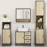 vidaXL 4-dijelni set kupaonskog namještaja boja hrasta sonome drveni | shoptok.hr