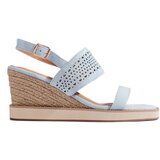 Shelvt Blue women's wedge sandals | shoptok.hr