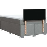 vidaXL Krevet s oprugama i madracem svjetlosivi 120x190 cm od tkanine | shoptok.hr