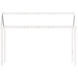 Krov za dječji krevet bijeli 217x95,5x159 cm masivna borovina | shoptok.hr