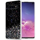 Cadorabo Case, združljiv s Samsungom v črni barvi z bleščicami - zaščitni pokrov iz fleksibilnega silikona TPU s penečimi bleščicami, (20578943) | Shoptok.si