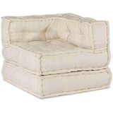 vidaXL Modularni kavč 2 pcs krema 70 x 70 x 56 cm blago | Shoptok.si