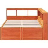  Krevet s regalom za knjige bez madraca 120 x 200 cm od borovine | shoptok.hr