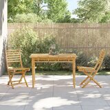  Vrtni blagovaonski stol 110 x 55 x 75 cm od bambusa | shoptok.hr