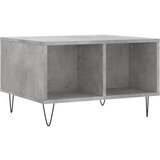 Maison Chic Klubska mizica - kavna mizica - Nizka mizica betonsko siva 60x50x36,5 cm inženirski les, (21754755) | Shoptok.si