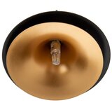 Ixia Crna viseća svjetiljka s metalnim sjenilom ø 36 cm – | shoptok.hr