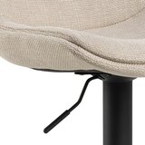 Actona Črn/bež barski stol z nastavljivo višino (višina sedeža 65 cm) Adisa – | Shoptok.si