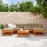  Set lounge namještaja za vrt 7 pcs Voštanosmeđa | Eponuda.com