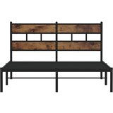 vidaXL Metalni okvir kreveta bez madraca boja hrasta 160x200 cm | shoptok.hr
