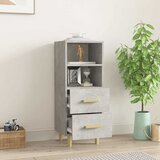  Komoda siva boja betona 34,5x34x90 cm od konstruiranog drva | shoptok.hr