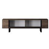 Hanah home tv polica yildiz walnut black | ePonuda.com