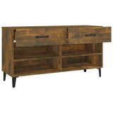 Ormarić za cipele dimljeni hrast 102x35x55 cm konstruirano drvo | shoptok.hr
