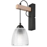  Zidna lampa LEANDRA 1xE27/15W/230V hrast/crna | Eponuda.com