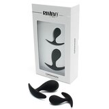 Rimba Copenhagen - Komplet analnih vibratorjev - črni (2 kosa) | Shoptok.si