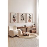 Wallity slika 3Dartsoho89, 3 dijela, 33 x 48 cm | Eponuda.ba