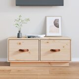 vidaXL TV omarica 80x34x35 cm trdna borovina Cene