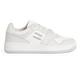 Tommy Jeans Nizke superge 'RETRO BASKET CUPSOLE TUMBLE' siva / bela | Shoptok.si