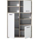 CARRYHOME visoka komoda, naravne barve, bela | Shoptok.si