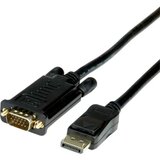 Value DisplayPort / VGA adapterski kabel DisplayPort vtič\, VGA 15-polni vtič 1.50 m črna 11.99.5801 DisplayPort kabel, (20415276) u
