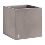 Nicoli Cubo Momus saksija 35x35cm/ siva Cene
