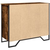  Komoda boja dimljenog hrasta 91x35,5x74,5 cm konstruirano drvo | shoptok.hr